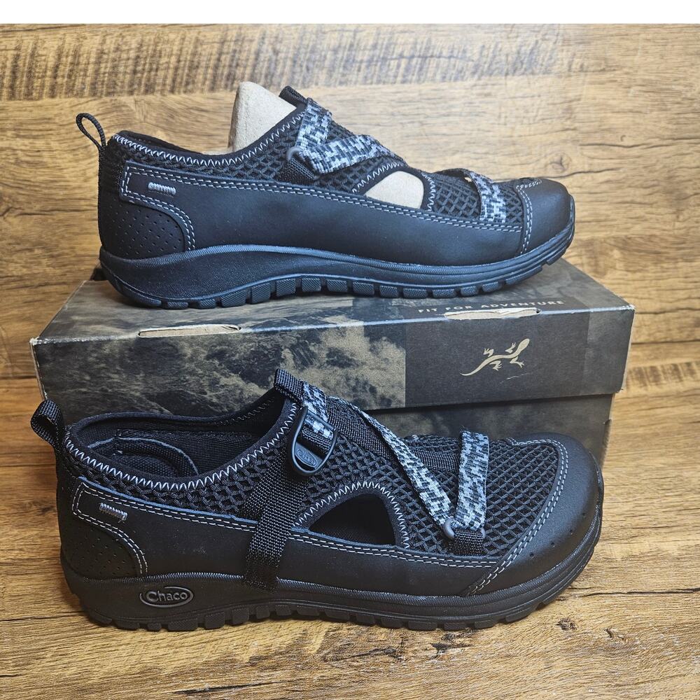 Chaco  Unisex Odyessy Sports Sandal sz 5 M BLack $54 outdoor hiking shoe
